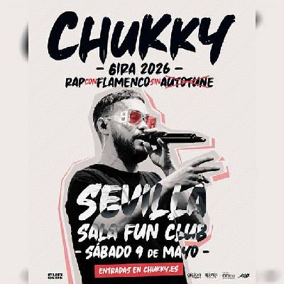 Cartel del concierto de Chukky en FunClub Sevilla 2026