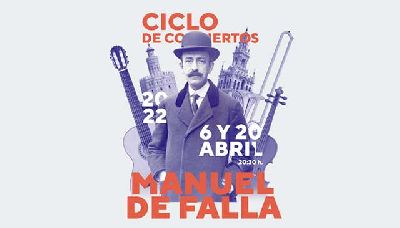 Cartel del ciclo de conciertos Manuel de Falla 2022 en la Sala Cero de Sevilla