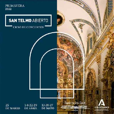 Cartel del concierto del Ciclo de Conciertos San Telmo Abierto en el Palacio de San Telmo de Sevilla 2022