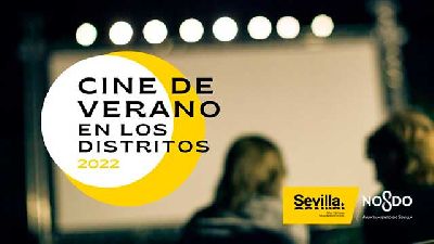 Cartel de los cines de verano en los distritos de Sevilla 2022