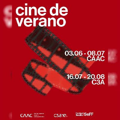 Cartel del Cine de verano en el CAAC Sevilla 2026