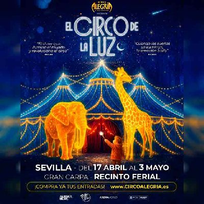 Cartel de El circo de la luz en Sevilla 2026