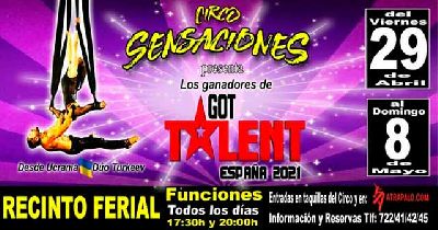 Cartel del Circo Sensaciones ganadores de Got Talent España 2021