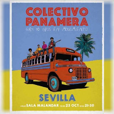 Cartel del concierto de Colectivo Panamera en Malandar Sevilla 2026