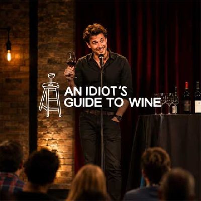 Foto promocional del espectáculo An idiot's guide to wine: comedia entre copas