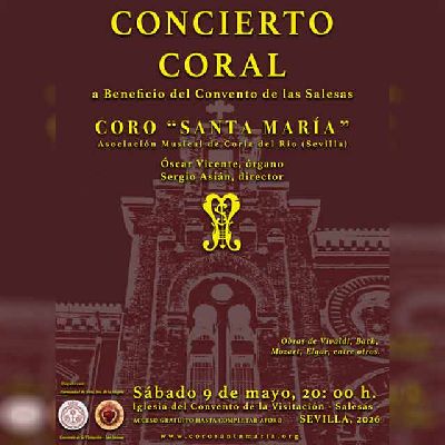 Cartel del concierto benéfico en el convento de las Salesas de Sevilla 2026