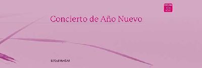 Cartel del concierto de Año Nuevo 2026 de la Real Orquesta Sinfónica de Sevilla (ROSS)
