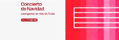 Cartel del concierto de Navidad 2026 de la Real Orquesta Sinfónica de Sevilla (ROSS)