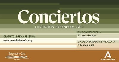 Cartel de los conciertos de otoño en el Palacio de San Telmo de Sevilla 2023