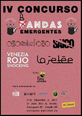 IV Concurso de Bandas Emergentes de Musiqueando 2017 en la Sala Even Sevilla