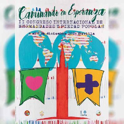 Cartel del II Congreso Internacional de hermandades y religiosidad popular en Sevilla 2024