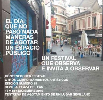 Cartel del Contenedores Festival Sevilla 2019