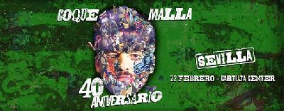 Cartel del concierto Coque Malla en el Cartuja Center de Sevilla 2025