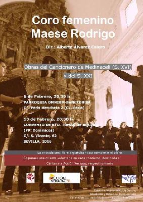 Conciertos del coro femenino Maese Rodrigo en Sevilla (febrero 2016)
