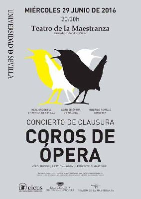 Concierto: Coros de ópera en el Teatro de la Maestranza de Sevilla