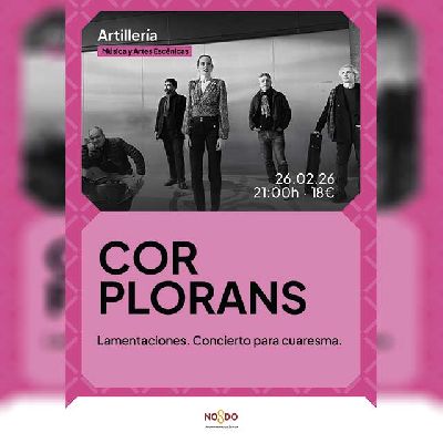 Cartel del concierto Cor Plorans en la Real Fábrica de Artillería de Sevilla 2026