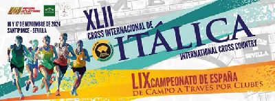 Cartel de la XLII edición del Cross Internacional de Itálica 2024