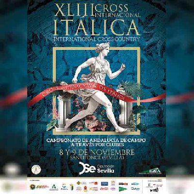 Cartel de la XLIII edición del Cross Internacional de Itálica 2025