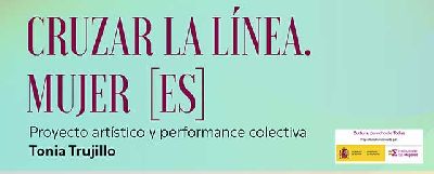 Cartel de la Cruzar la línea. Mujer (es) en Sevilla 2025
