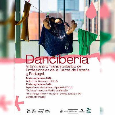 Cartel de Danciberia en el CICUS Sevilla 2026