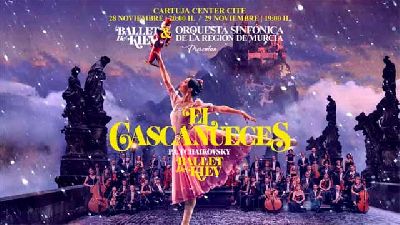 Cartel del ballet El cascanueces en el Cartuja Center de Sevilla 2026