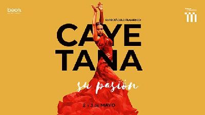 Cartel del espectáculo Cayetana, su pasión en el Teatro de la Maestranza de Sevilla 2026