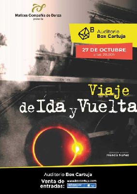 Cartel promocional del espectáculo Eclipse, viaje de ida y vuelta en Box Cartuja Sevilla 2019