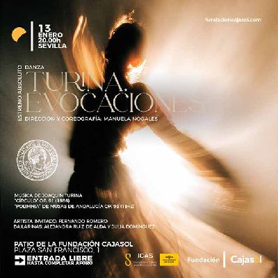 Cartel de Turina evocaciones en Cajasol Sevilla 2026
