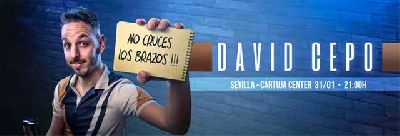 Cartel de David Cepo en el Cartuja Center de Sevilla 2026