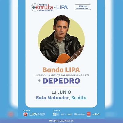 Cartel del concierto del grupo Depedro y LIPA en Malandar Sevilla 2024