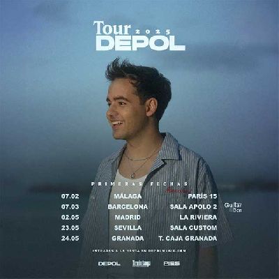 Cartel de la gira Tour 2025 del cantante DePol