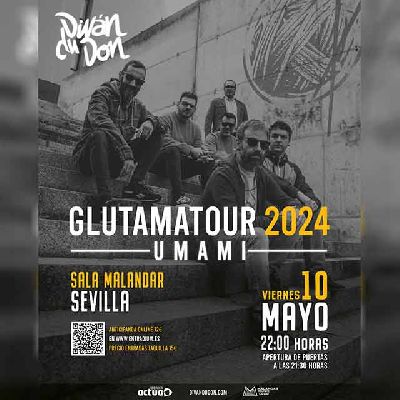 Cartel del concierto de Diván du Don en Malandar Sevilla 2024