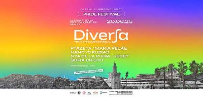 Cartel del Diversa Pride Festival en Sevilla 2025