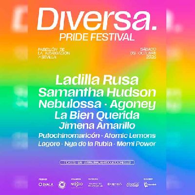 Cartel del Diversa Pride Festival en Sevilla 2026