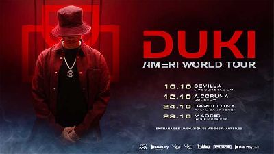 Cartel de la gira Ameri World Tour 2025 de Duki