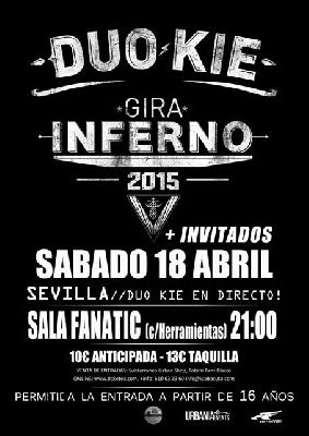 Concierto: Dúo Kie en la Sala Fanatic de Sevilla (abril 2015)
