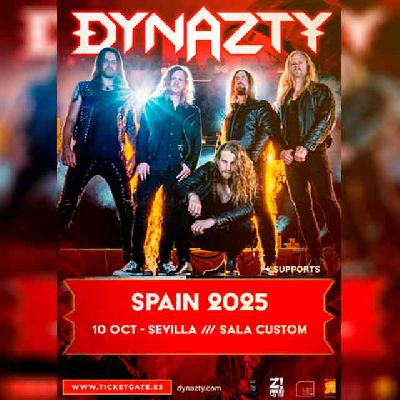 Cartel del concierto de Dynazty en Custom Sevilla 2025