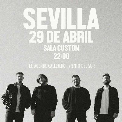 Cartel del concierto de El Duende Callejero en Custom Sevilla 2023