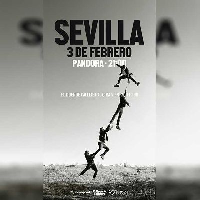 Cartel del concierto deEl Duende Callejero en Pandora Sevilla 2024