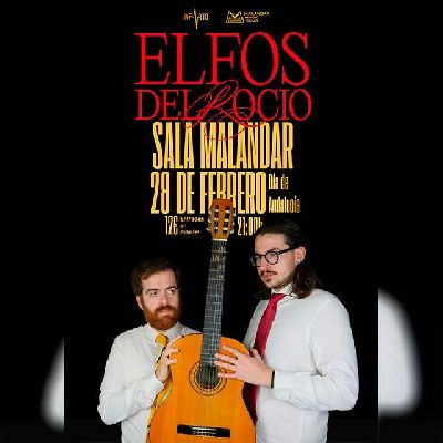 Cartel del concierto de Elfos del Rocío en Malandar Sevilla 2026