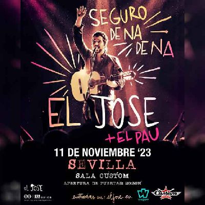 Cartel del concierto de El Jose en Custom Sevilla 2023