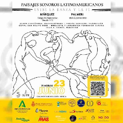 Cartel del concierto Entre la danza y la fe en la Real Fábrica de Artillería de Sevilla 2026