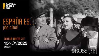 Cartel del concierto España es... ¡de cine! por la ROSS en el Cartuja Center de Sevilla 2025