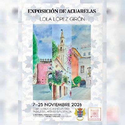 Exposición de acuarelas en el Casino Militar de Sevilla 2026