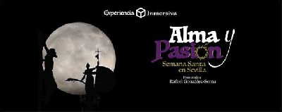 Cartel de la exposición Alma y Pasión. Semana Santa en Sevilla (homenaje a Rafa Serna)