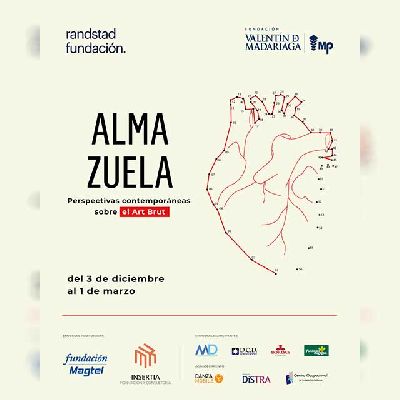 Cartel de la exposición Almazuela en la Fundación Madariaga Sevilla 2025
