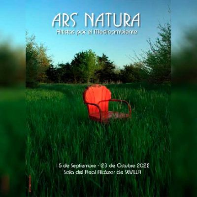 Cartel de la exposición Ars Natura en el Alcázar de Sevilla 2022