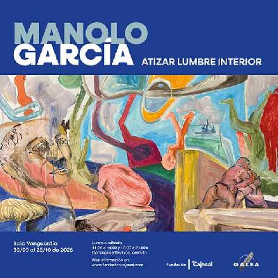 Cartel de la exposición Atizar lumbre interior en Cajasol Sevilla 2026
