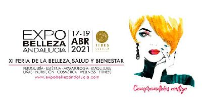 Cartel de Expobelleza Andalucía en Fibes Sevilla 2022