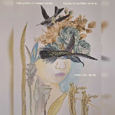 Cartel de la exposición Cartografías del cuerpo-paisaje en Purita Sevilla 2026